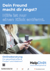 HelpChat - Onlineberatung für gewaltbetroffene Frauen* und Mädchen* - Plakat Angst