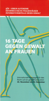 16 Tage gegen Gewalt - Infofolder