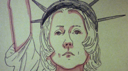 Selbstporträt von Maria Lassnig aus 1971