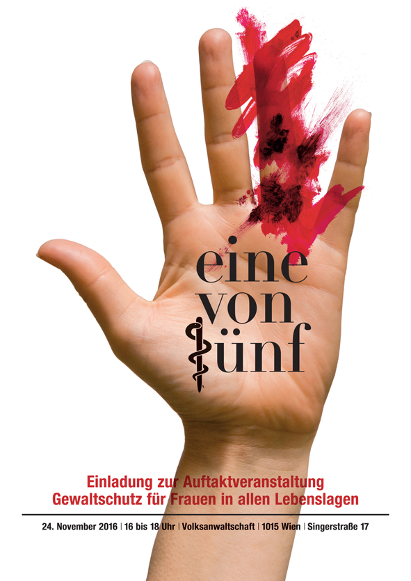 Vorderseite von Einladung - Hand 