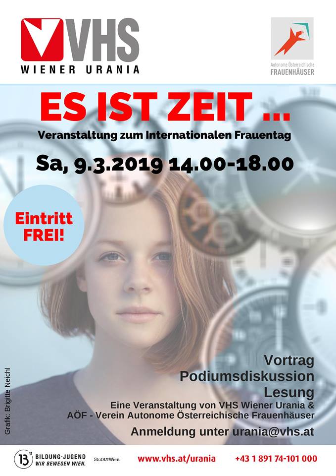 Es ist Zeit Frauentag 09 03 2019 VHS Urania