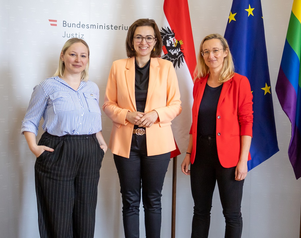 Austausch mit Ministerin Alma Zadić