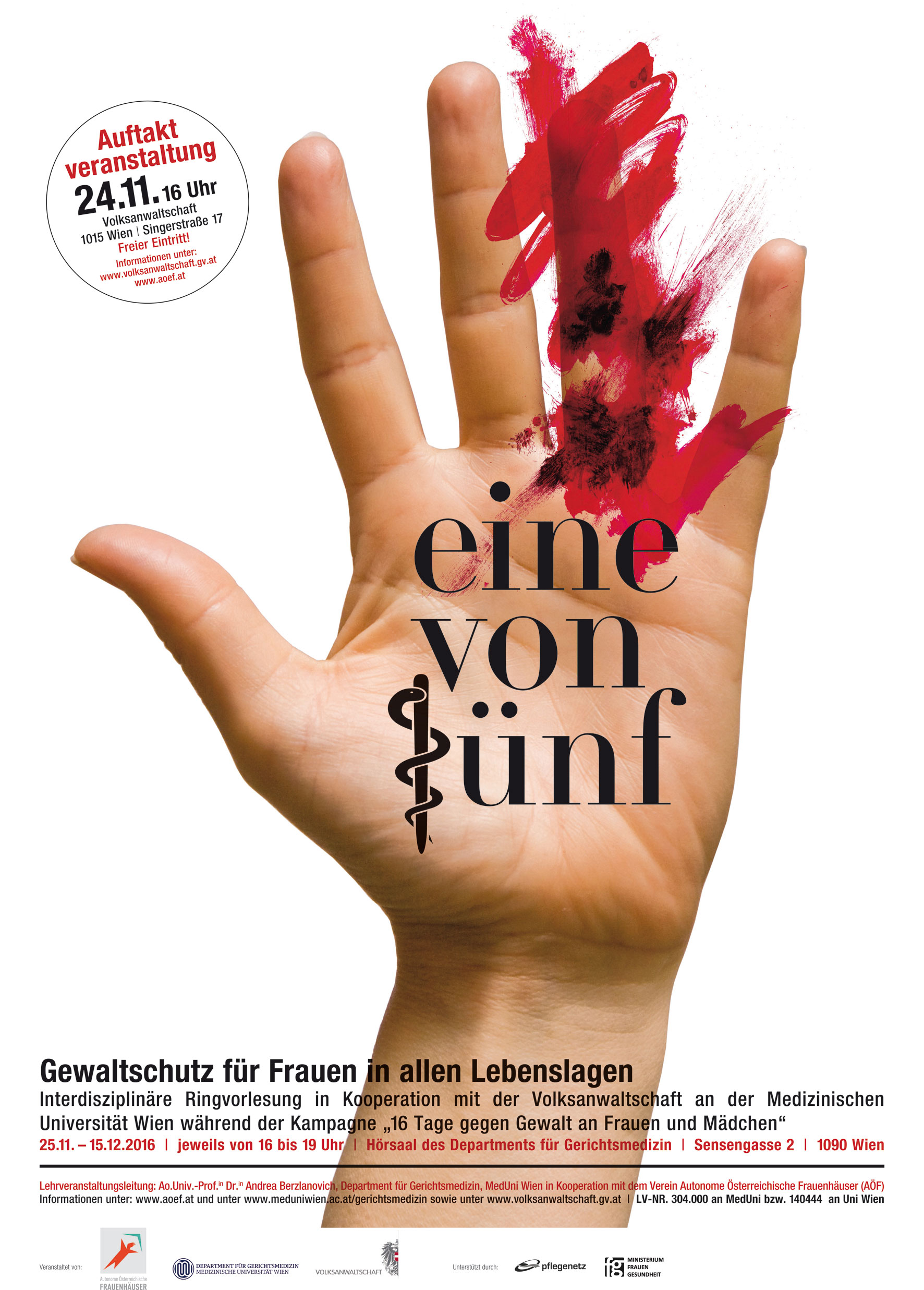 Flyer für Ringvorlesung