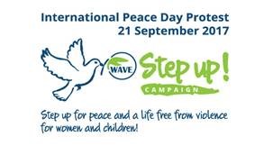 step up wave peace day